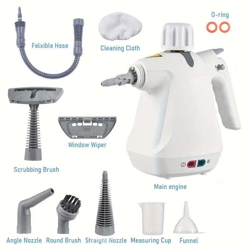 Multipurpose Steam Cleaner – High-Pressure Handheld Steamer for Home, Kitchen & Ca