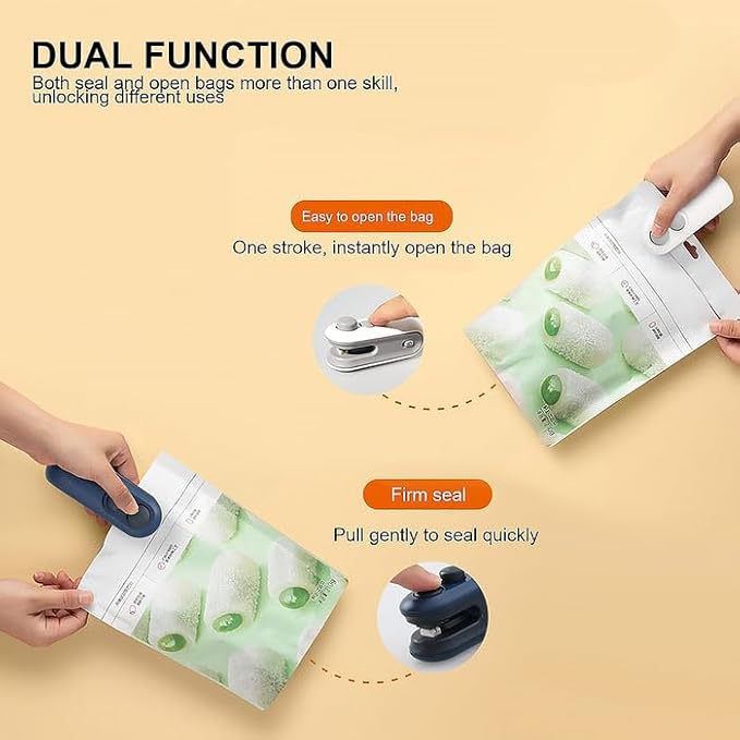 Portable Mini Sealing Machine – Heat Sealer for Snack Bags & Food Storage