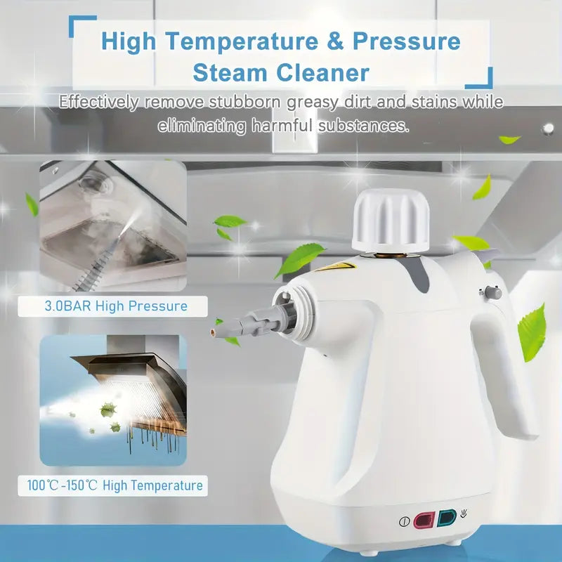 Multipurpose Steam Cleaner – High-Pressure Handheld Steamer for Home, Kitchen & Ca
